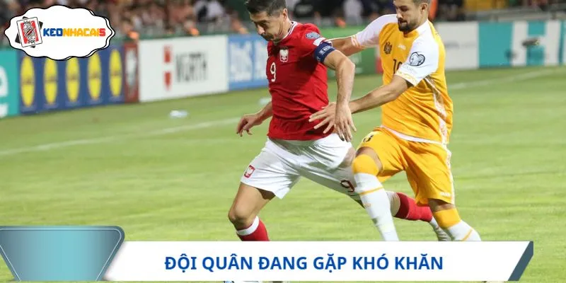 Đội quân HLV Serghei Cleșcenco đang gặp khó khăn