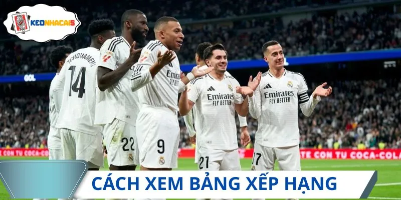 Cách xem bảng xếp hạng nhanh chóng tại nền tảng