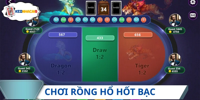 Bỏ túi cách chơi rồng hổ thắng lớn lên đến 99%