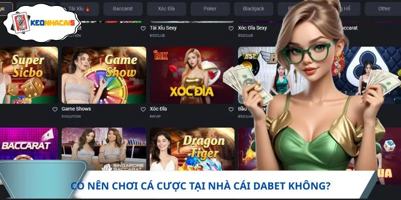 DABET cam kết chi trả thanh toán sòng phẳng cho khách chơi