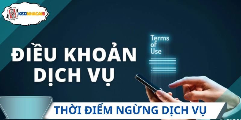 Thời điểm không còn cung cấp điều khoản dịch vụ