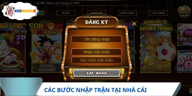 Hướng dẫn các bước nhập trận tại nhà cái Fa88