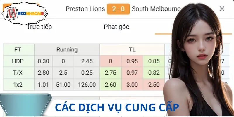 Một số tiện ích và dịch vụ được Keonhacai5 cung cấp