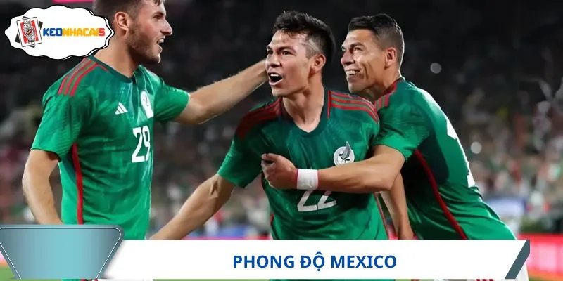 Mexico thể hiện phong độ thi đấu khá ổn định trong các trận giao hữu
