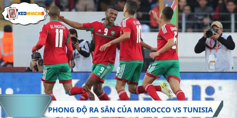 Phong độ ra sân của Morocco vs Tunisia