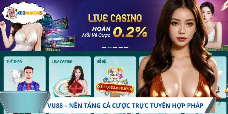 VU88 hoạt động hợp pháp với trụ sở chính đặt tại Philippines